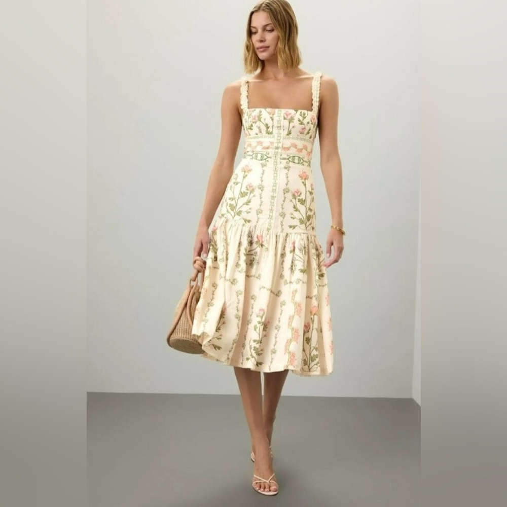 Agua by Agua Bendita Nispero Oasis Midi Dress